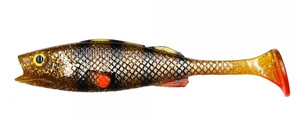 LMAB KOFI PERCH SHAD MOTOROIL PERCH.jpg LMAB KOFI Perch Shad 7cm - Singles